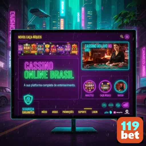 Ilustração de Variedade de Slots Disponíveis